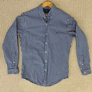 Ralph Lauren Navy Checkered Men's Shirt